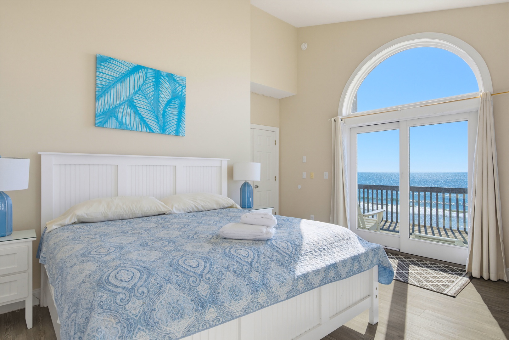 Arched Window Bedroom