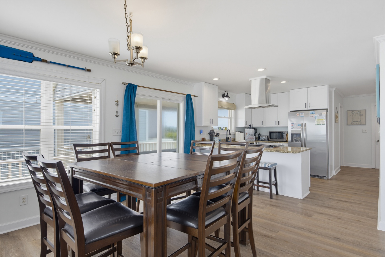 Dining and kitchen