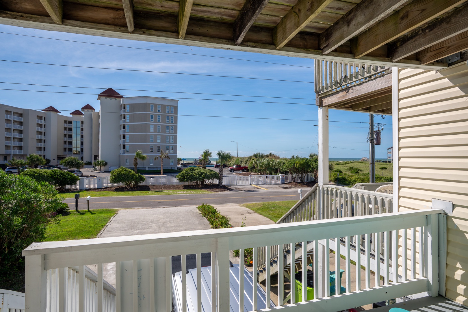 Covered Balcony View