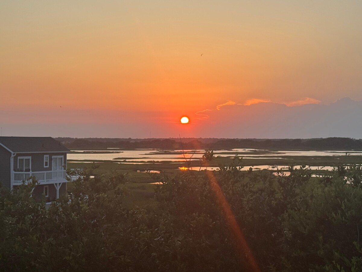 Marsh sunset