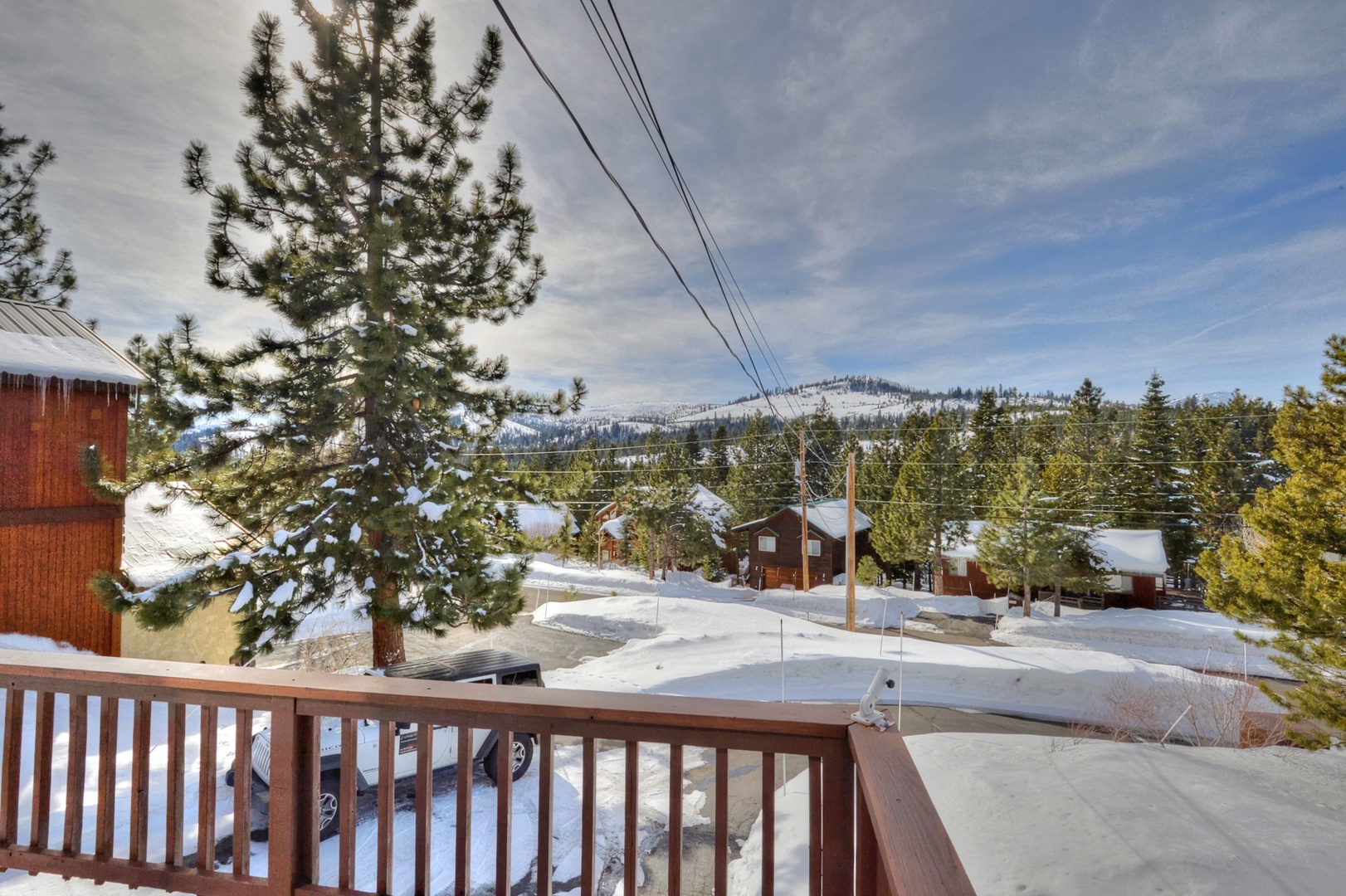 Views from our Cabin Rental in Truckee: Wolfgang Vacation Cabin