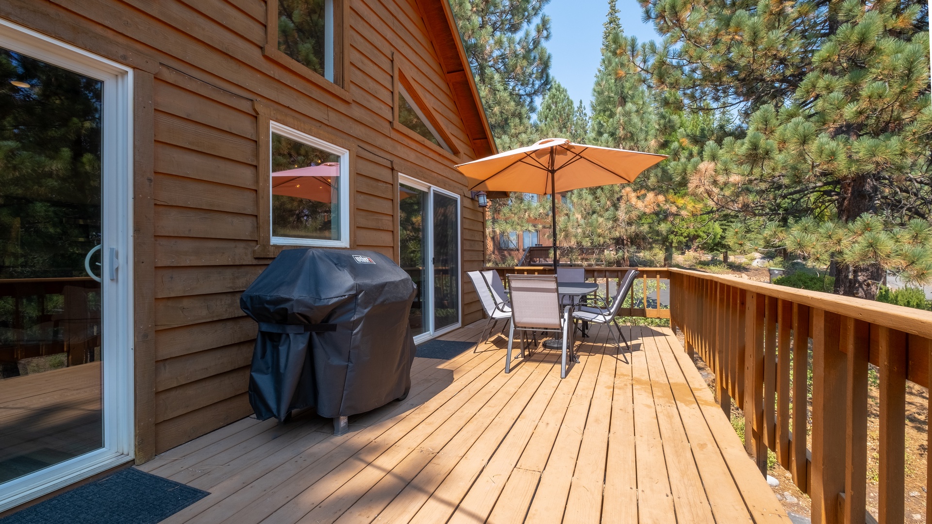 Patio/ Grill area: Exquisite Alpine Chalet
