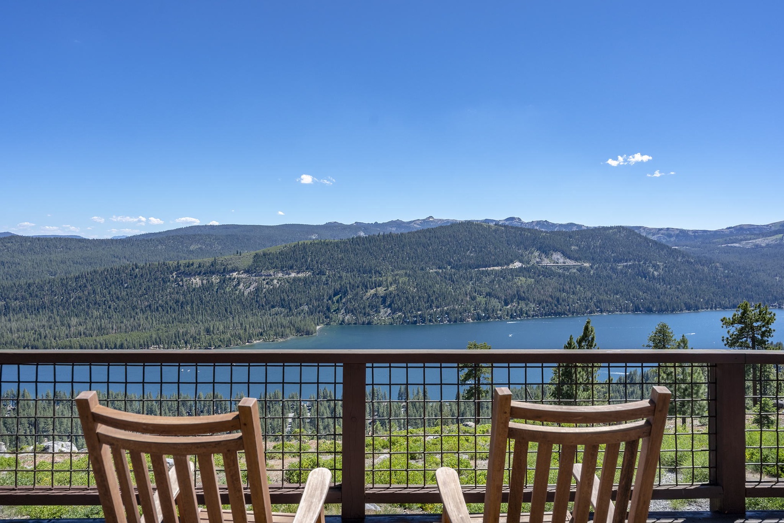 View from back deck: Lakeview Mountaintop Chateau