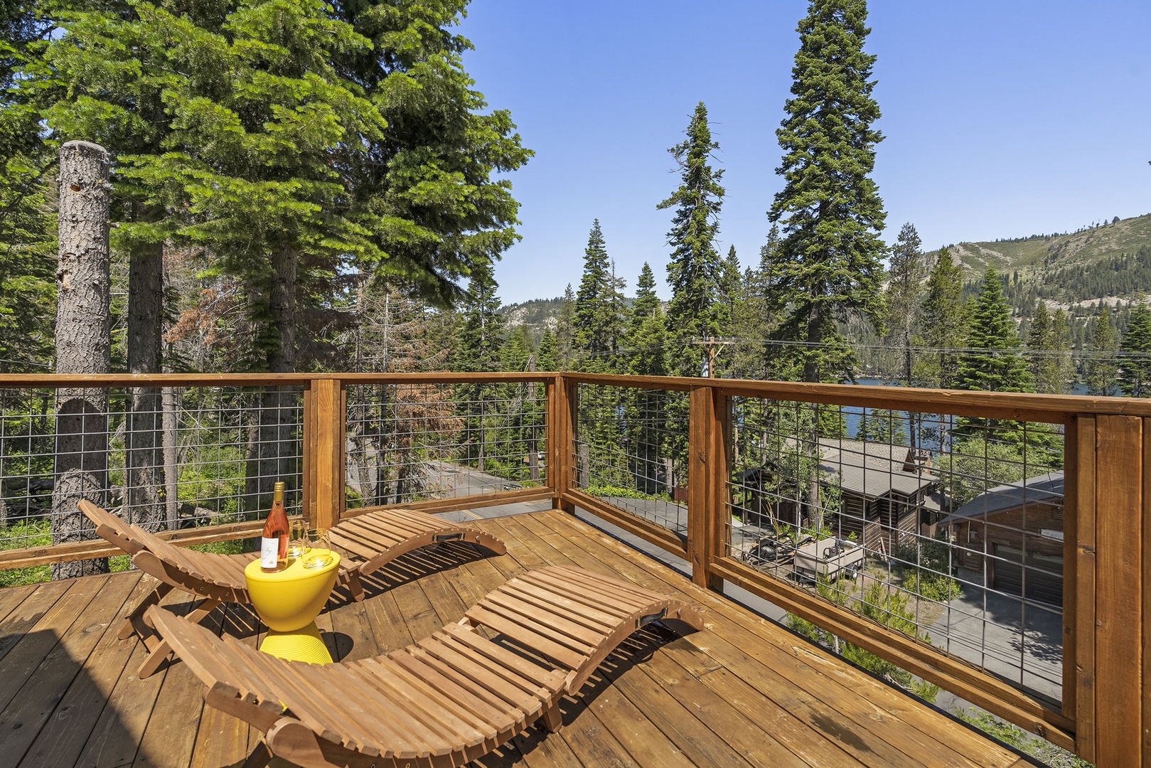 Lounge Chairs overlooking Donner Lake