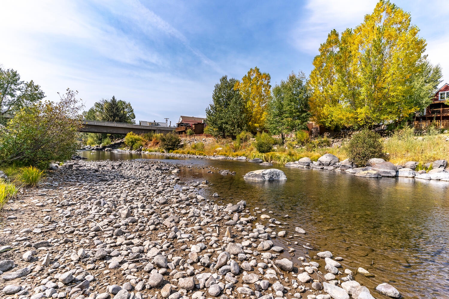 Truckee River: Holy Cow Downtown Riverfront