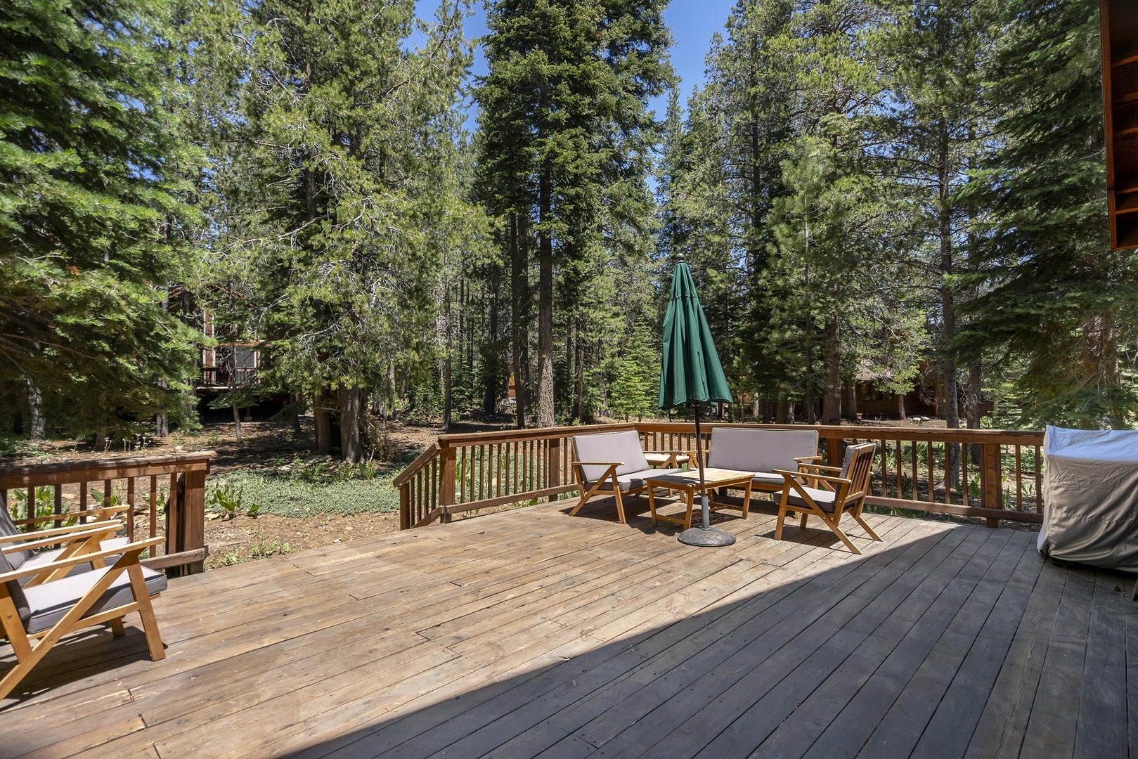 Back patio: 
Sun Valley Mountain Escape