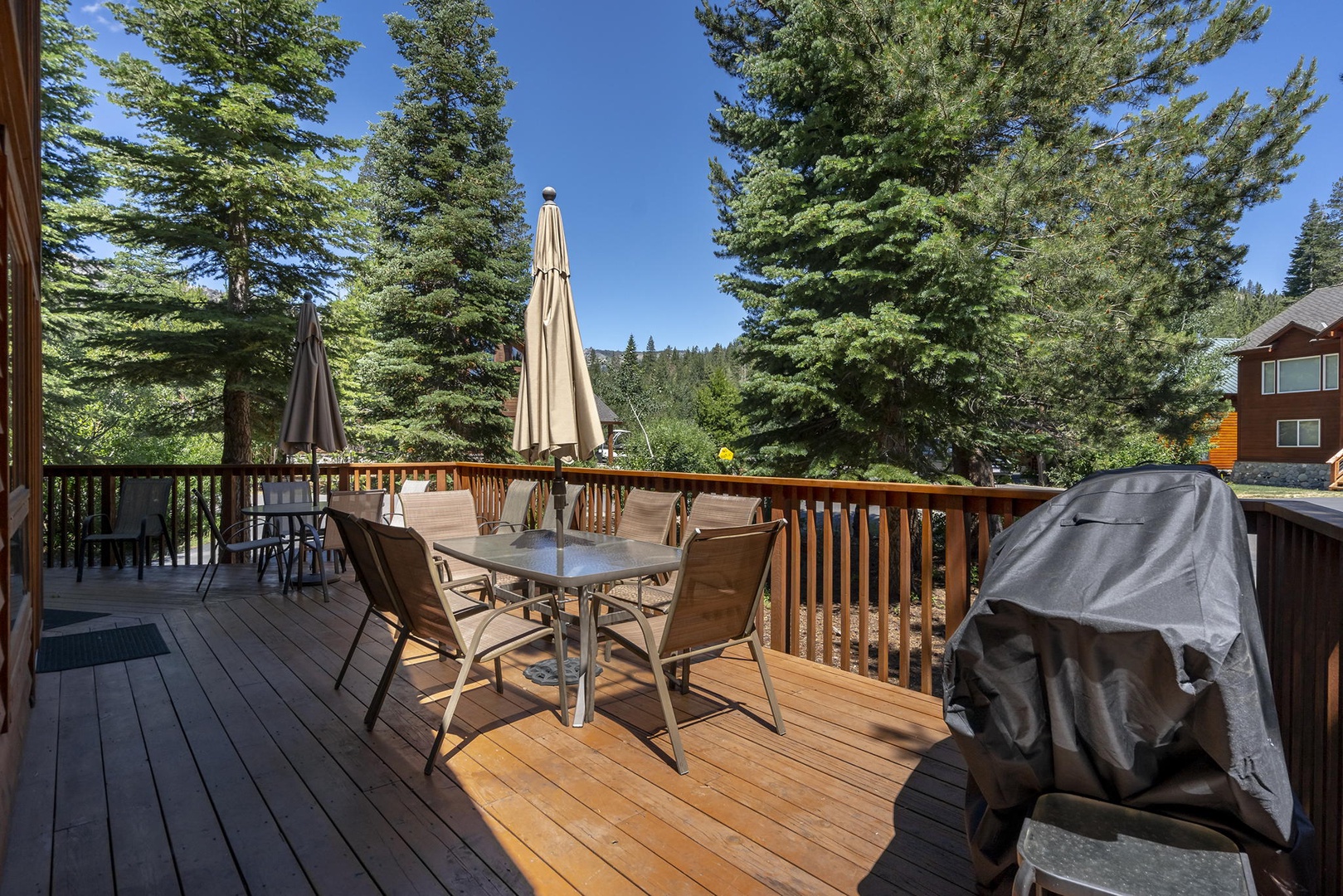 Front deck: 
Donner Lake Vacation Lodge