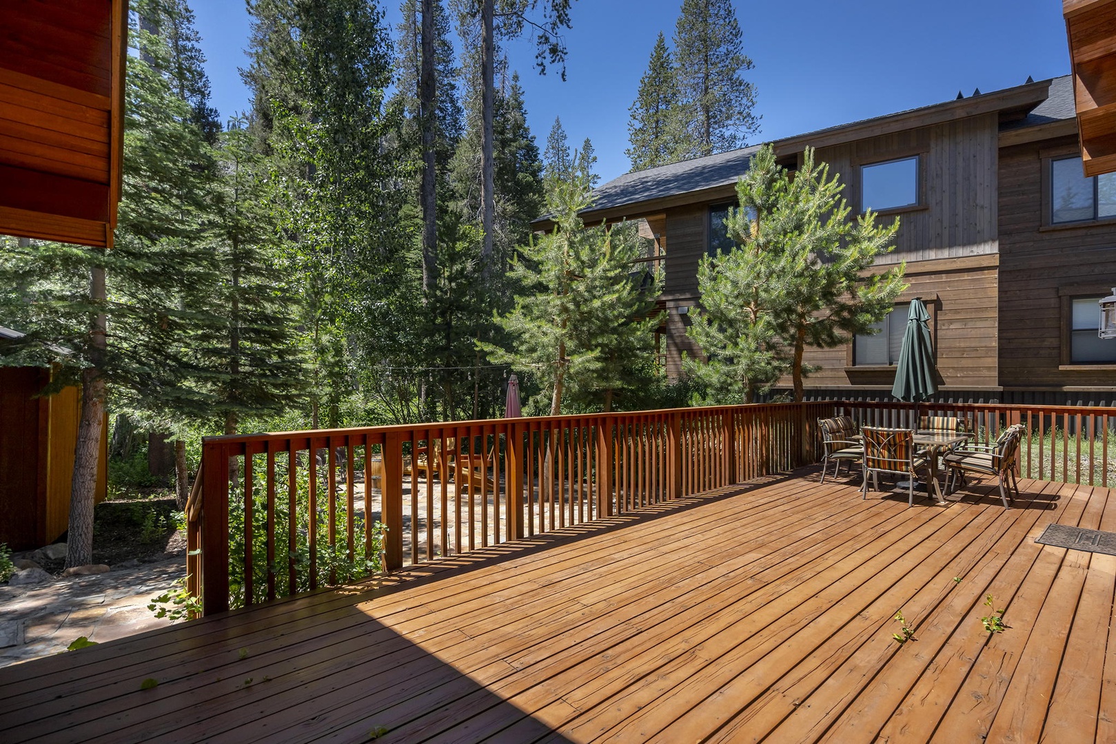 Side deck: 
Donner Lake Vacation Lodge