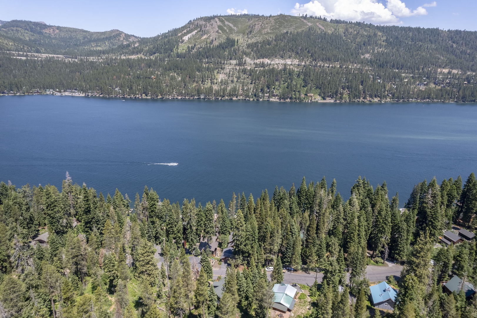 Donner Lake Drone View
