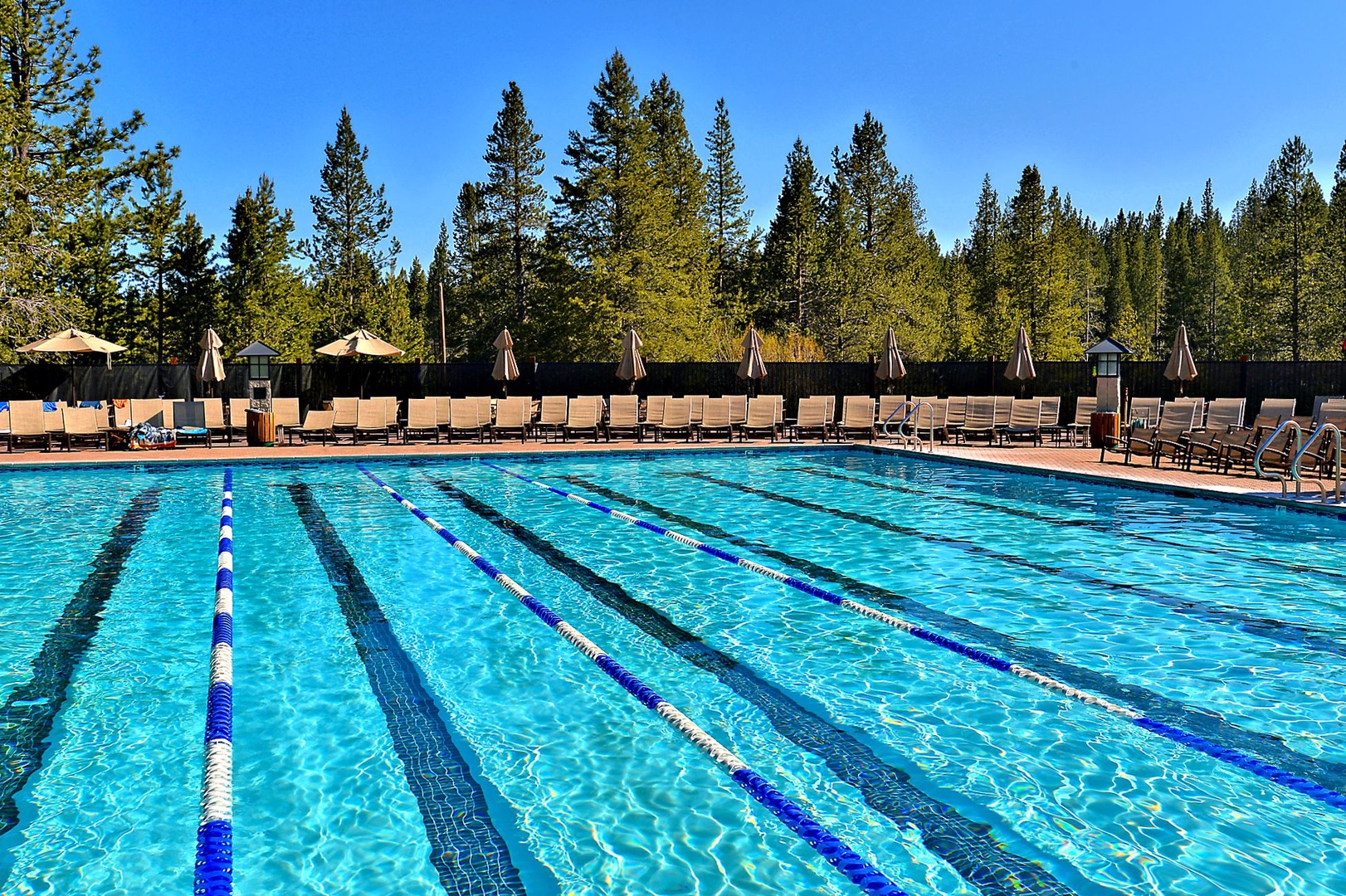 Olympic pool at the nearby rec center.: Mountaintop Tahoe Donner Getaway