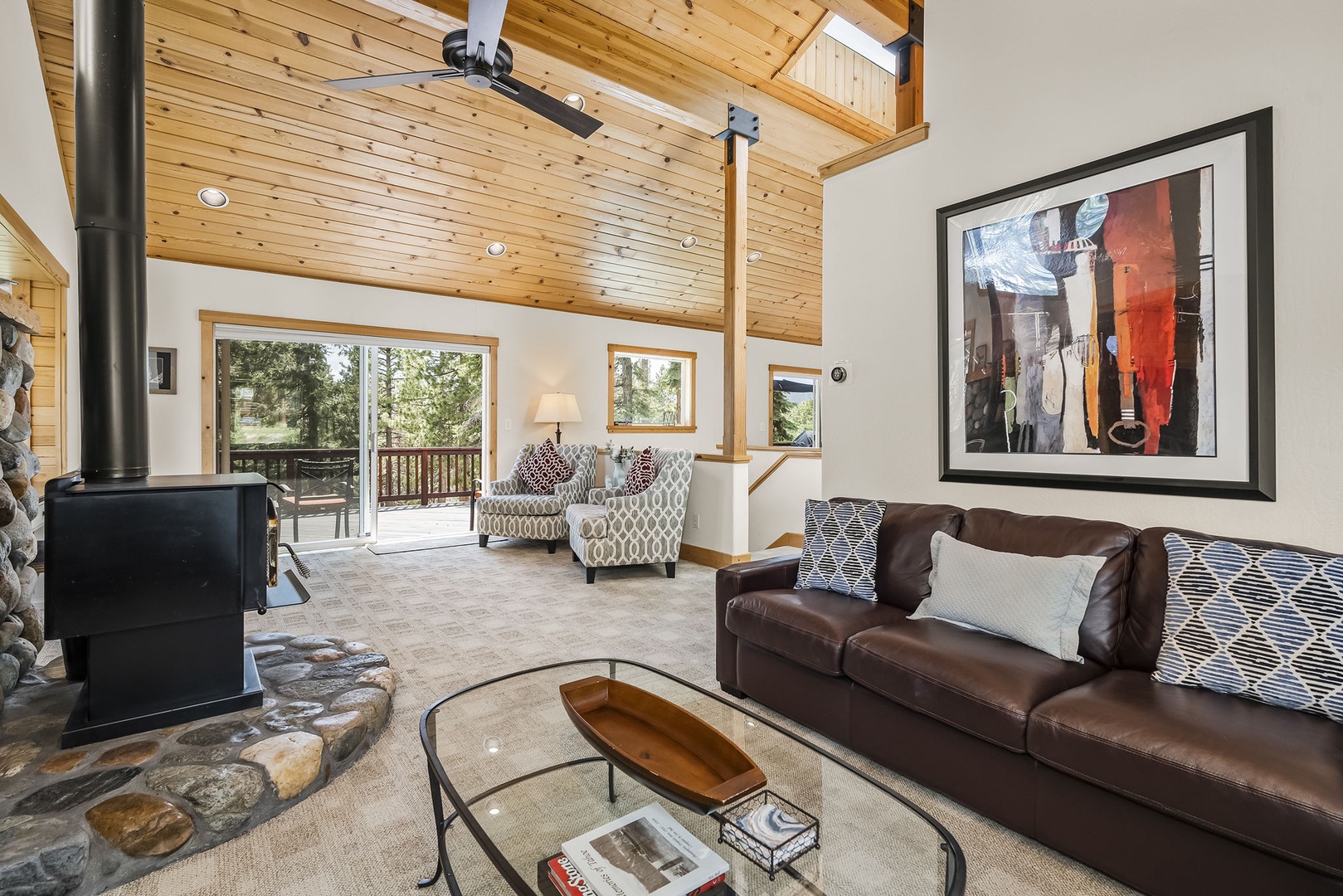 Living Room: Tahoe Alpine Hideaway