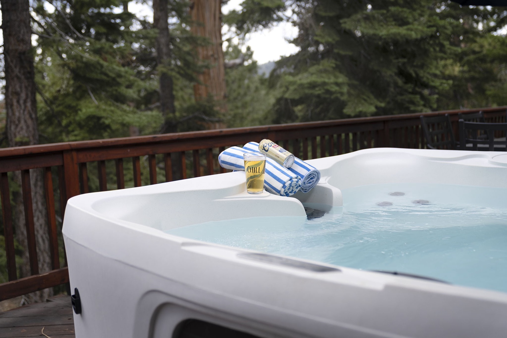 Private hot tub: Tahoe Alpine Hideaway