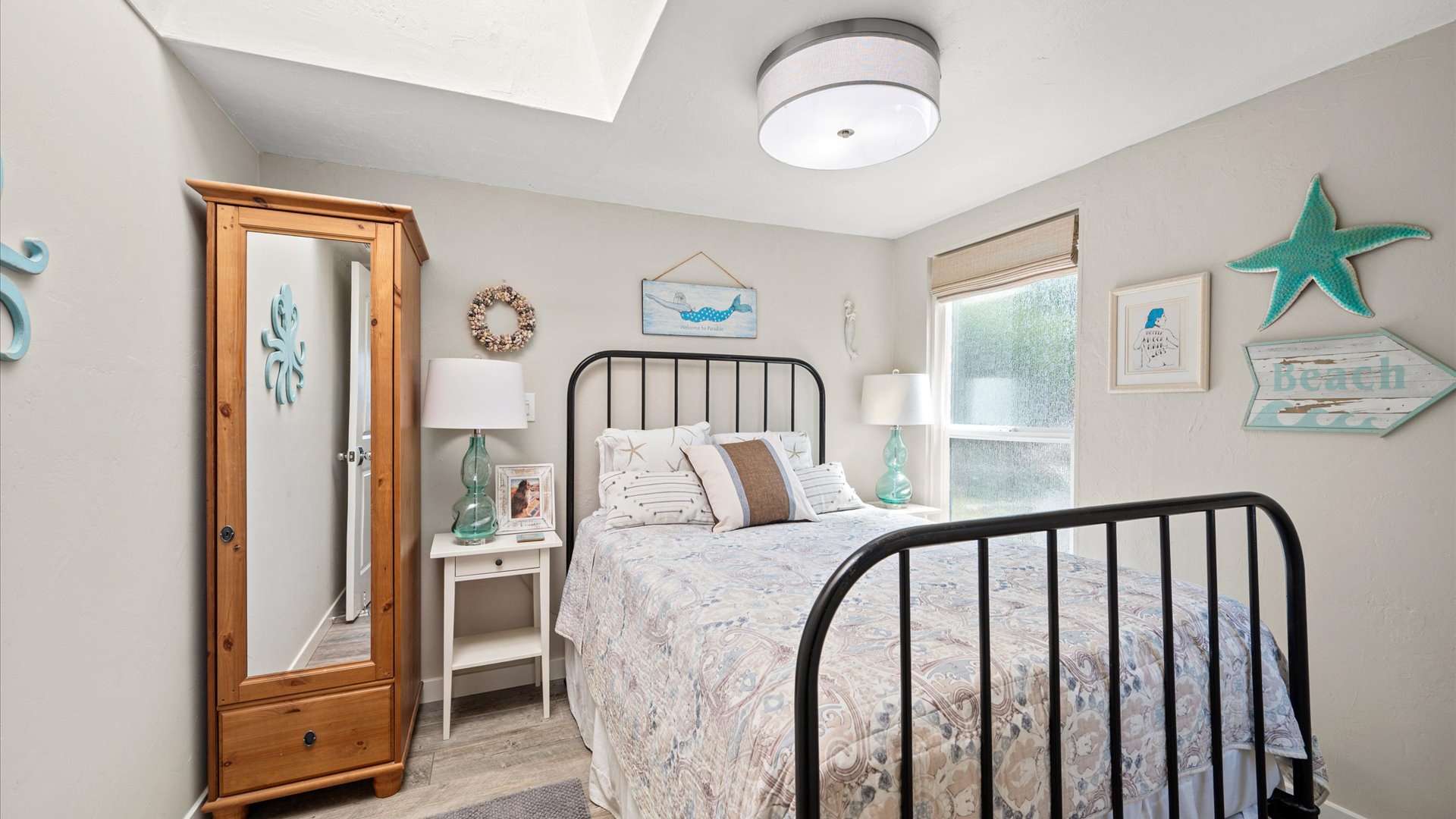 The Third bedroom features a full sized bed