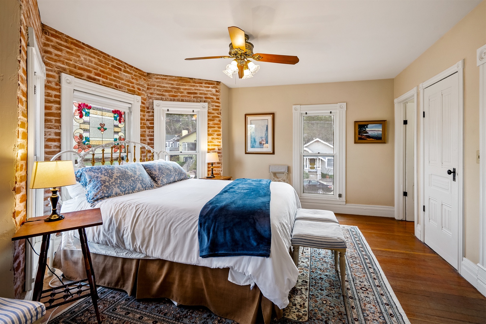 Master bedroom tastefully furnished