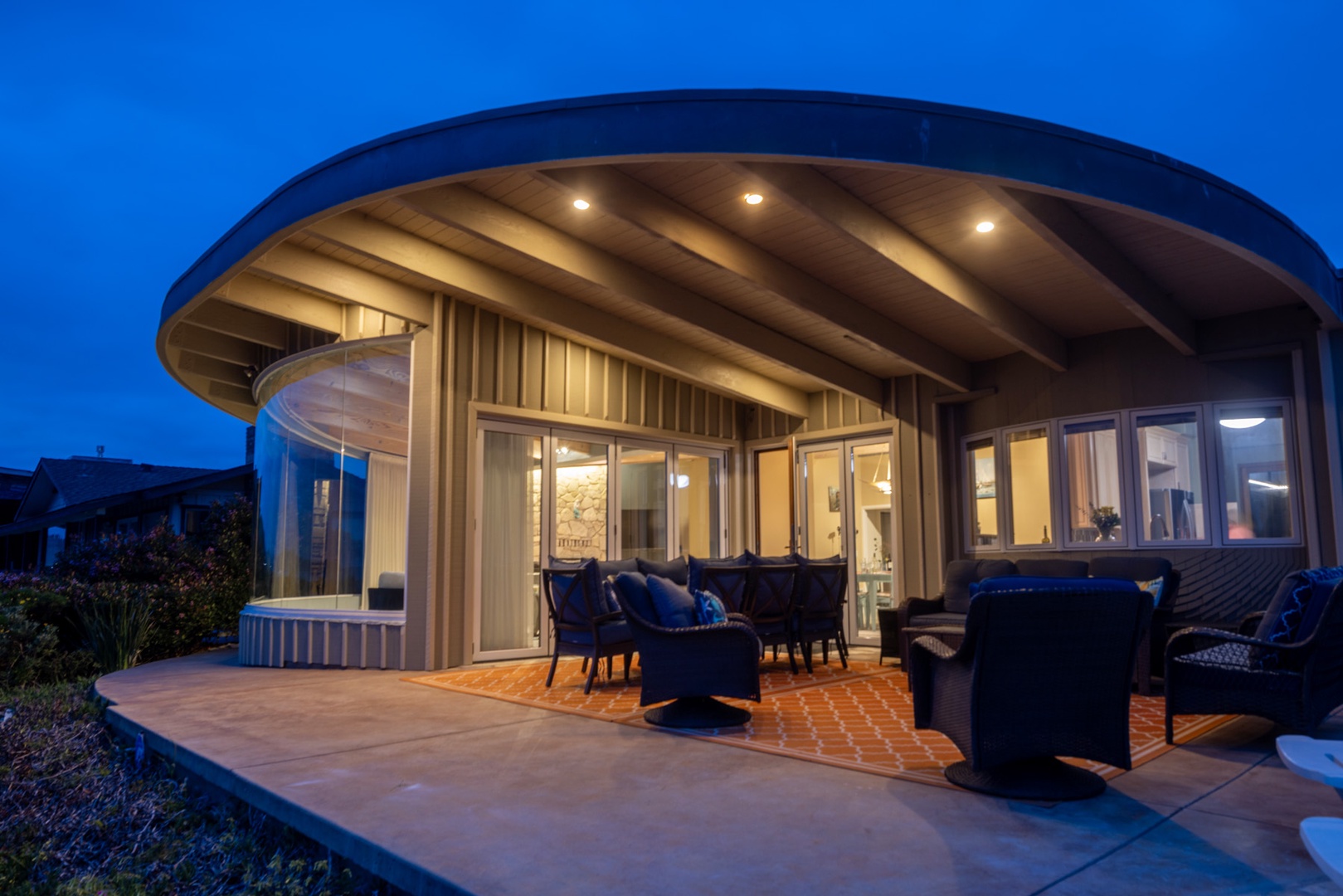 The outdoor spaces in this home are stunning