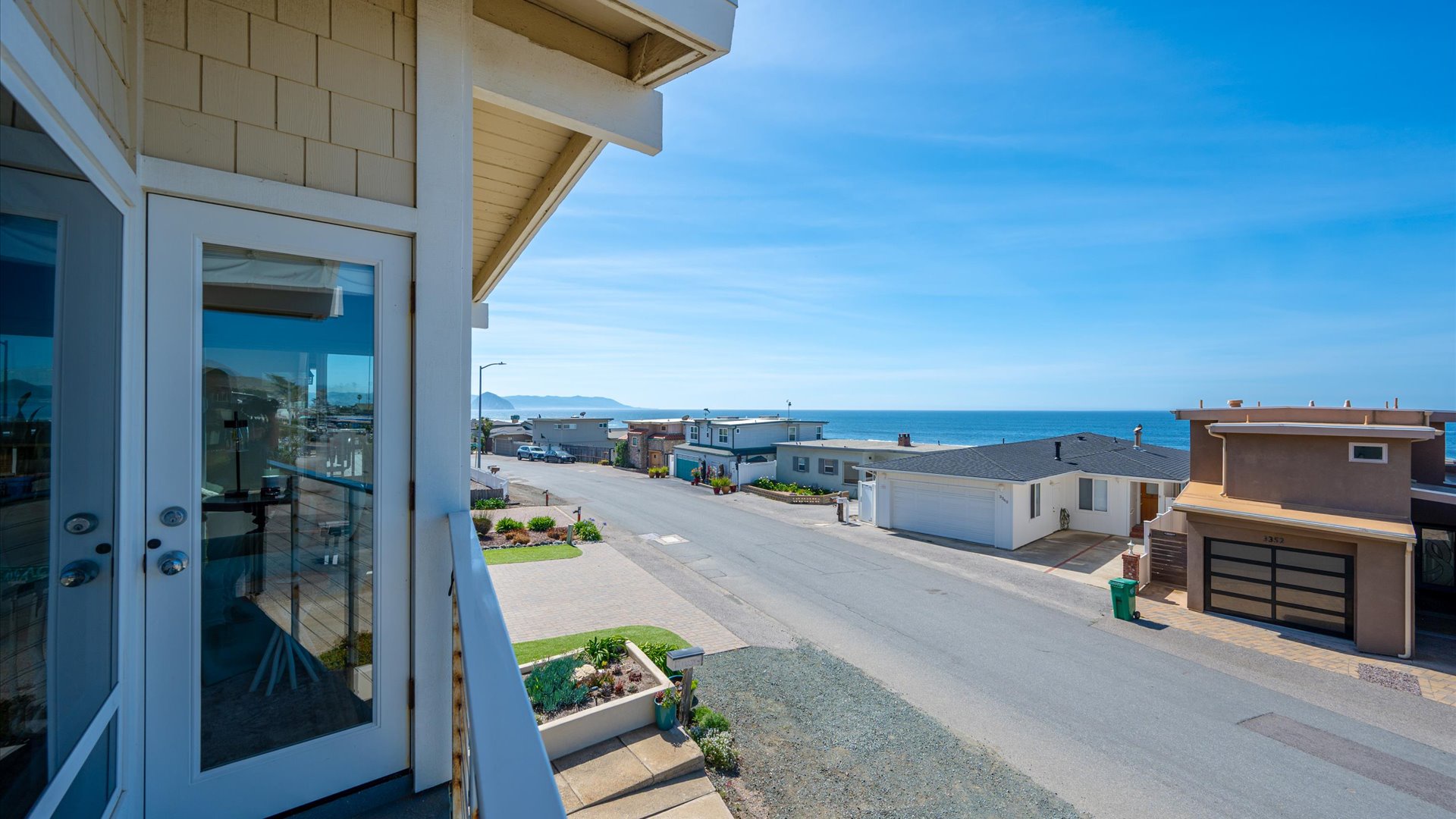Endless views of the ocean located in a peaceful coastal neighborhood.