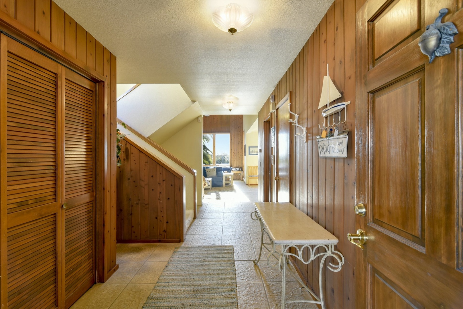 Just inside the front door, your vacation awaits 