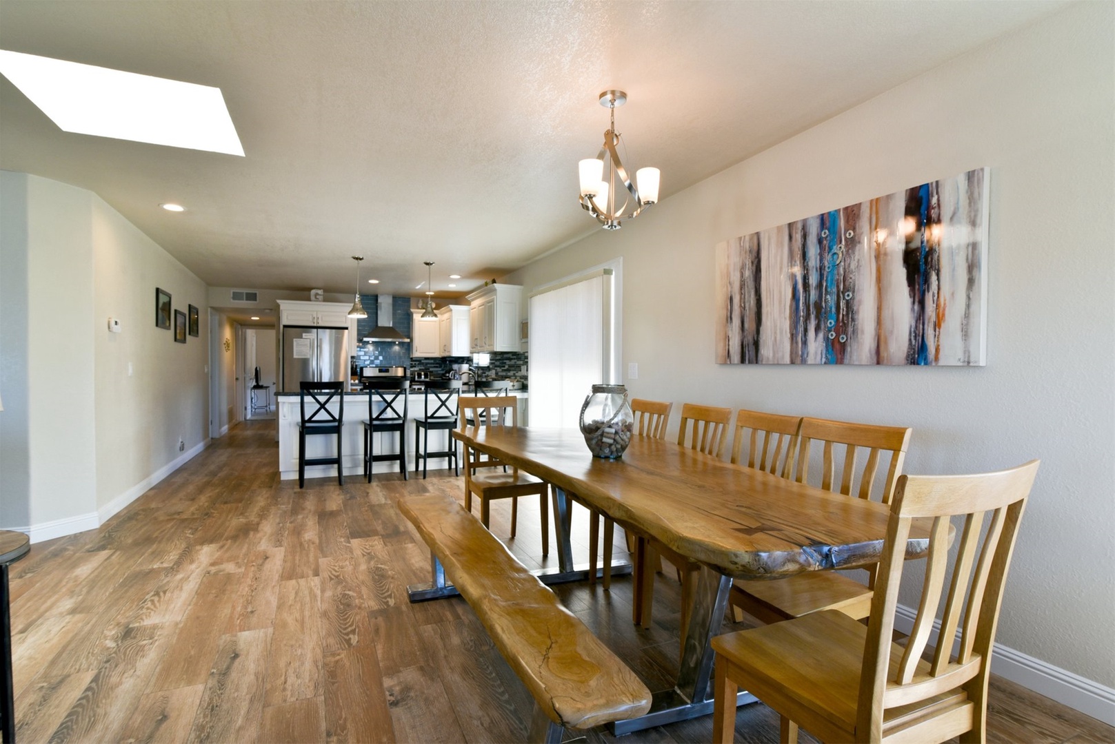 Beautiful flooring throughout the home makes this home feel warm and cozy