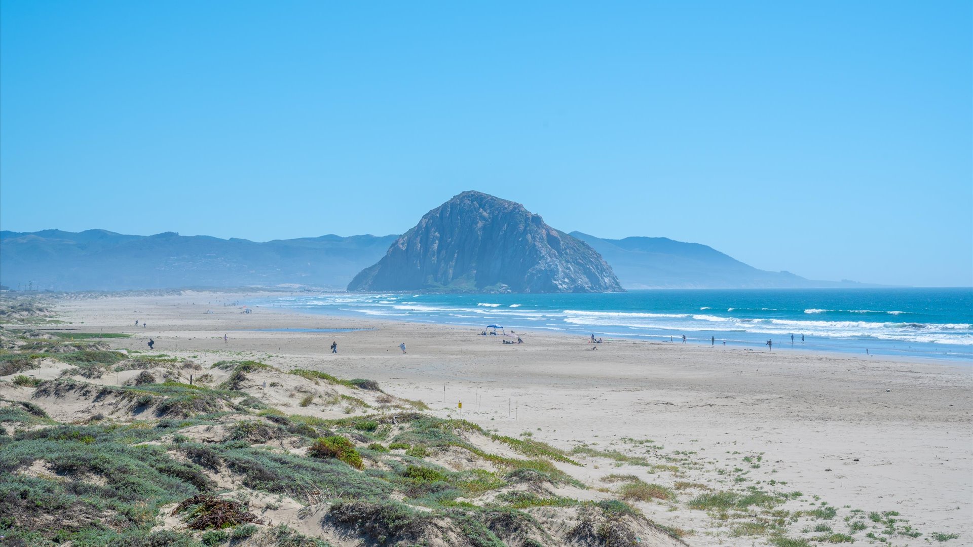 Iconic Morro Rock waiting for you to come visit