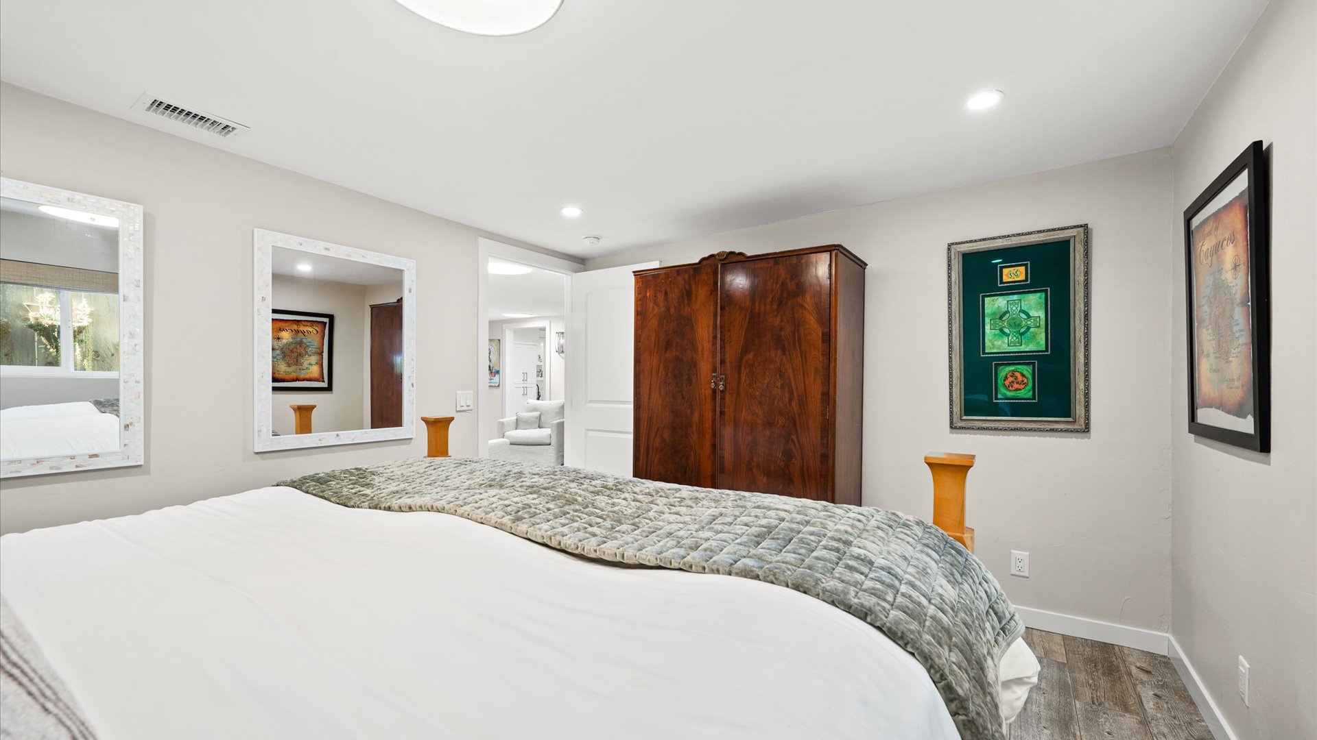 Sink into comfortable linens and wake up refreshed.