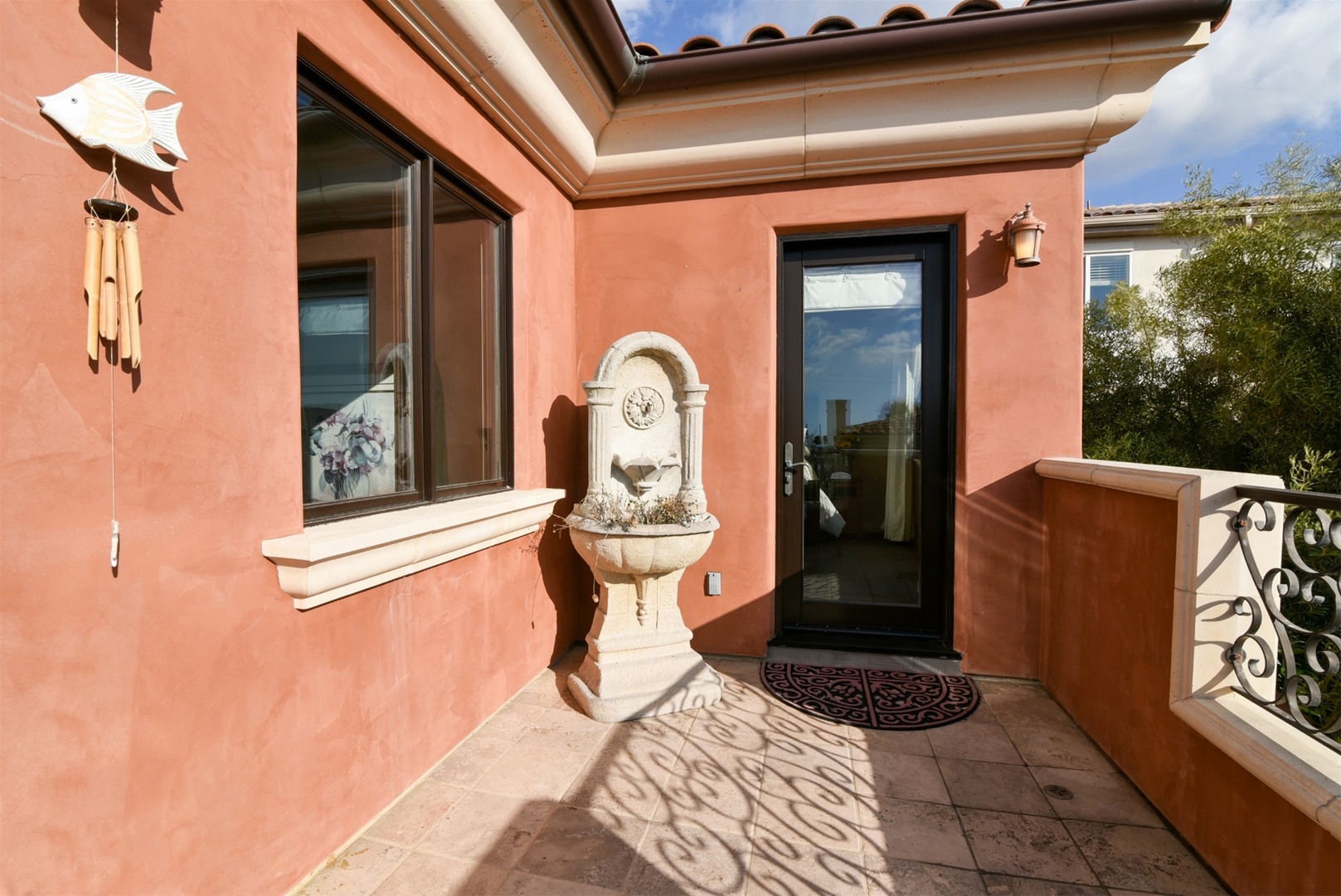 Balcony off the master