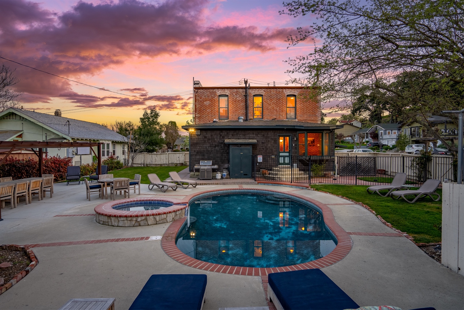 Enjoy stellar central coast sunsets all year round, right from the backyard