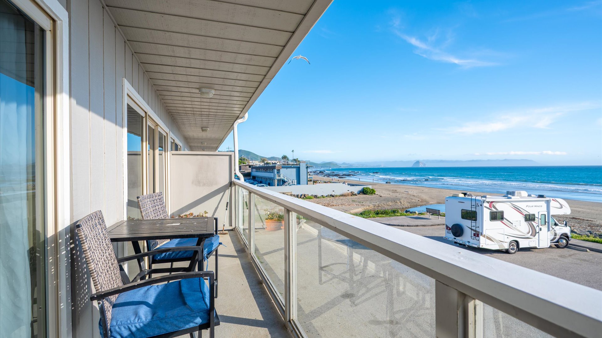 Step onto your private balcony and breathe in the salty ocean air while soaking up the coastal views.