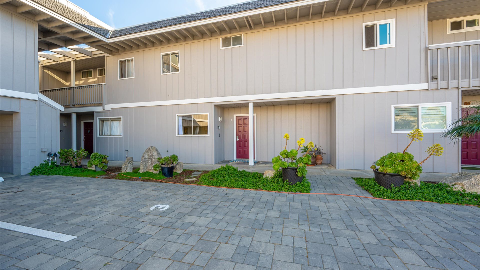 Easy parking and access to you home away from home