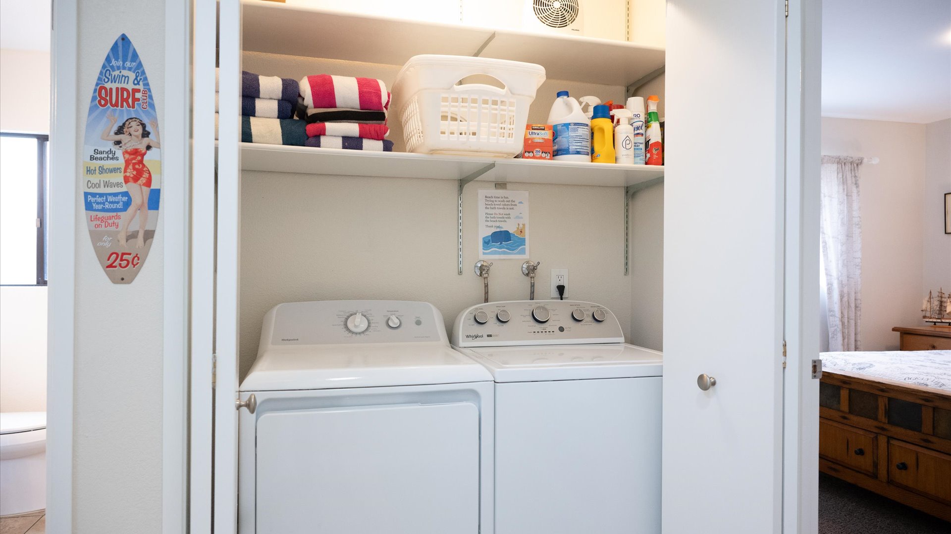Washer and Dryer for guest use