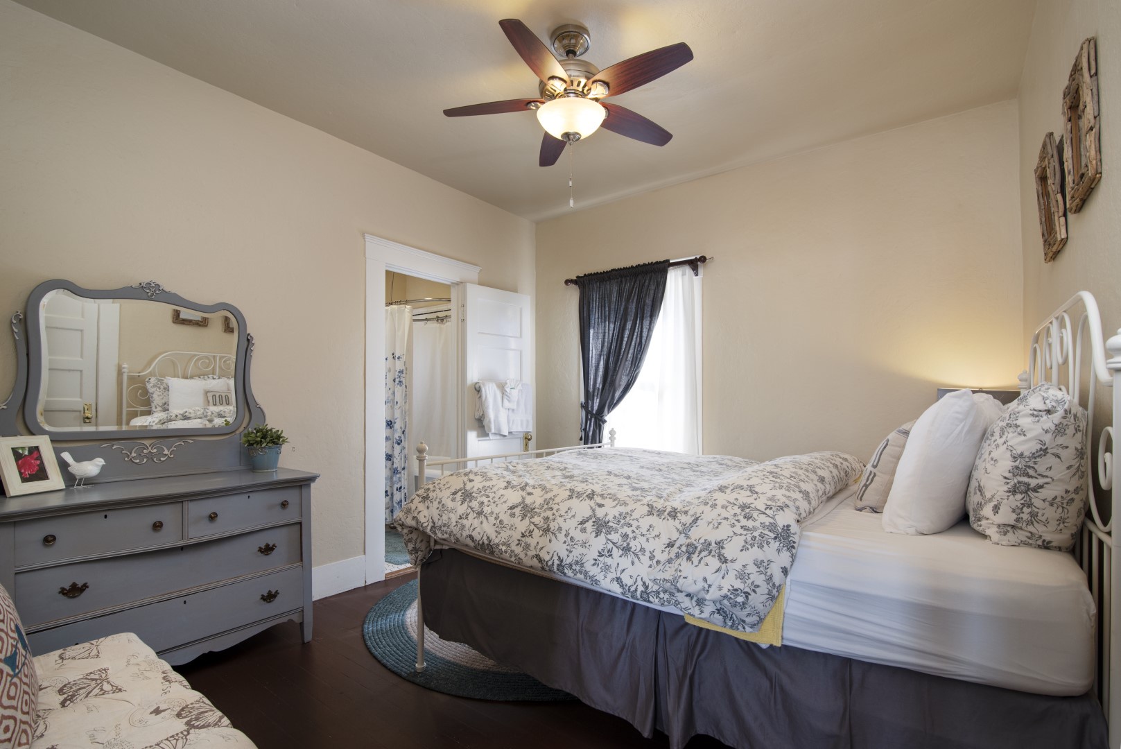 Main home bedroom 2 with a queen bed