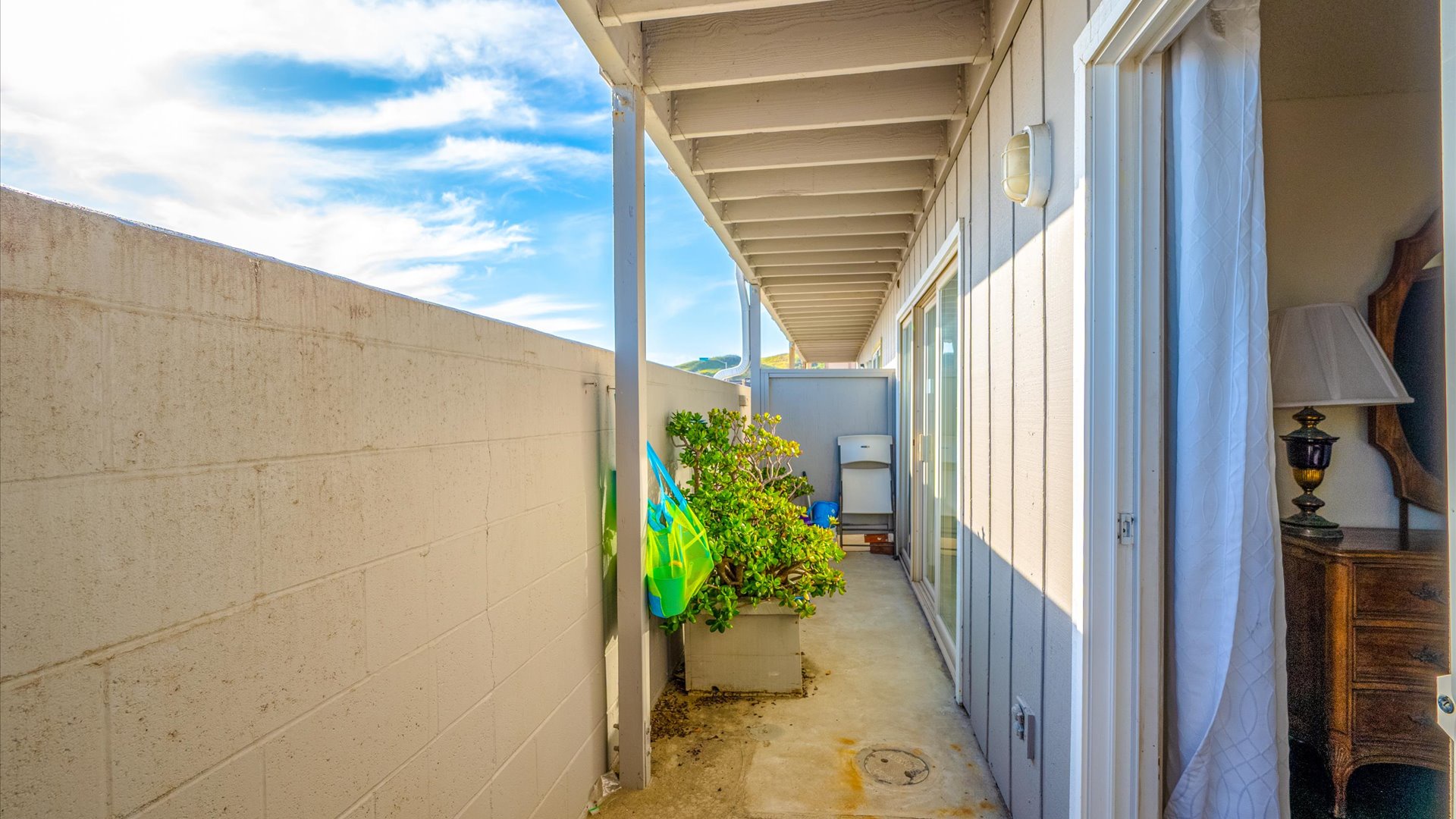 Access to downstairs patio through third and fourth bedrooms downstairs