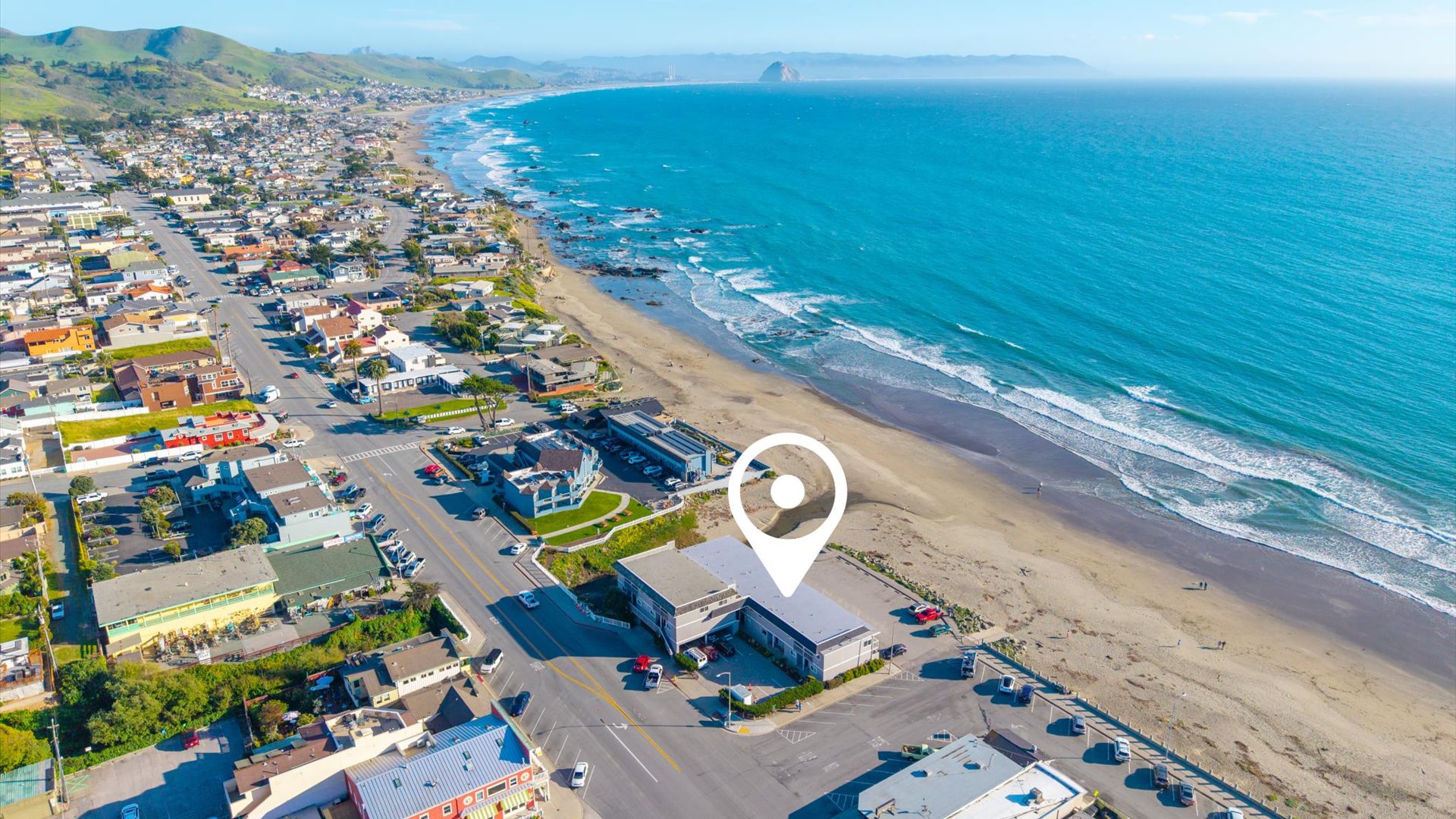 The location puts you in the heart of downtown and just steps from the sand