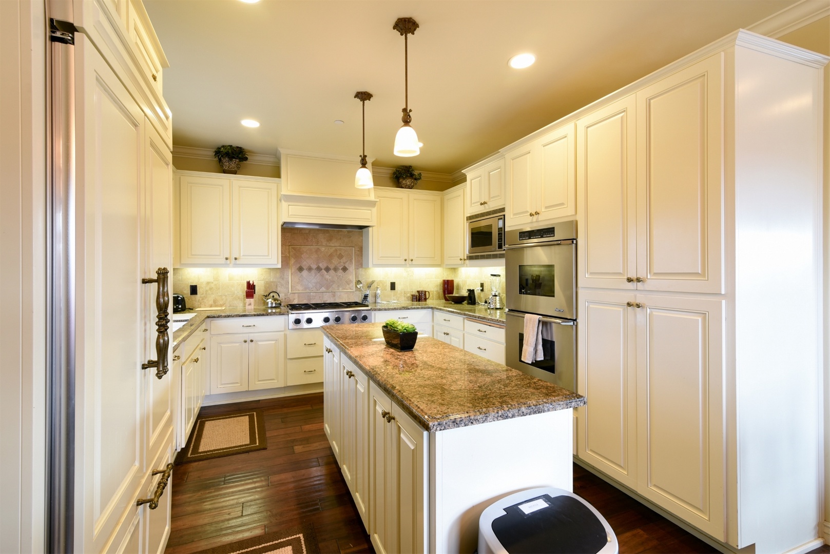 Stunning gourmet kitchen with high end appliances