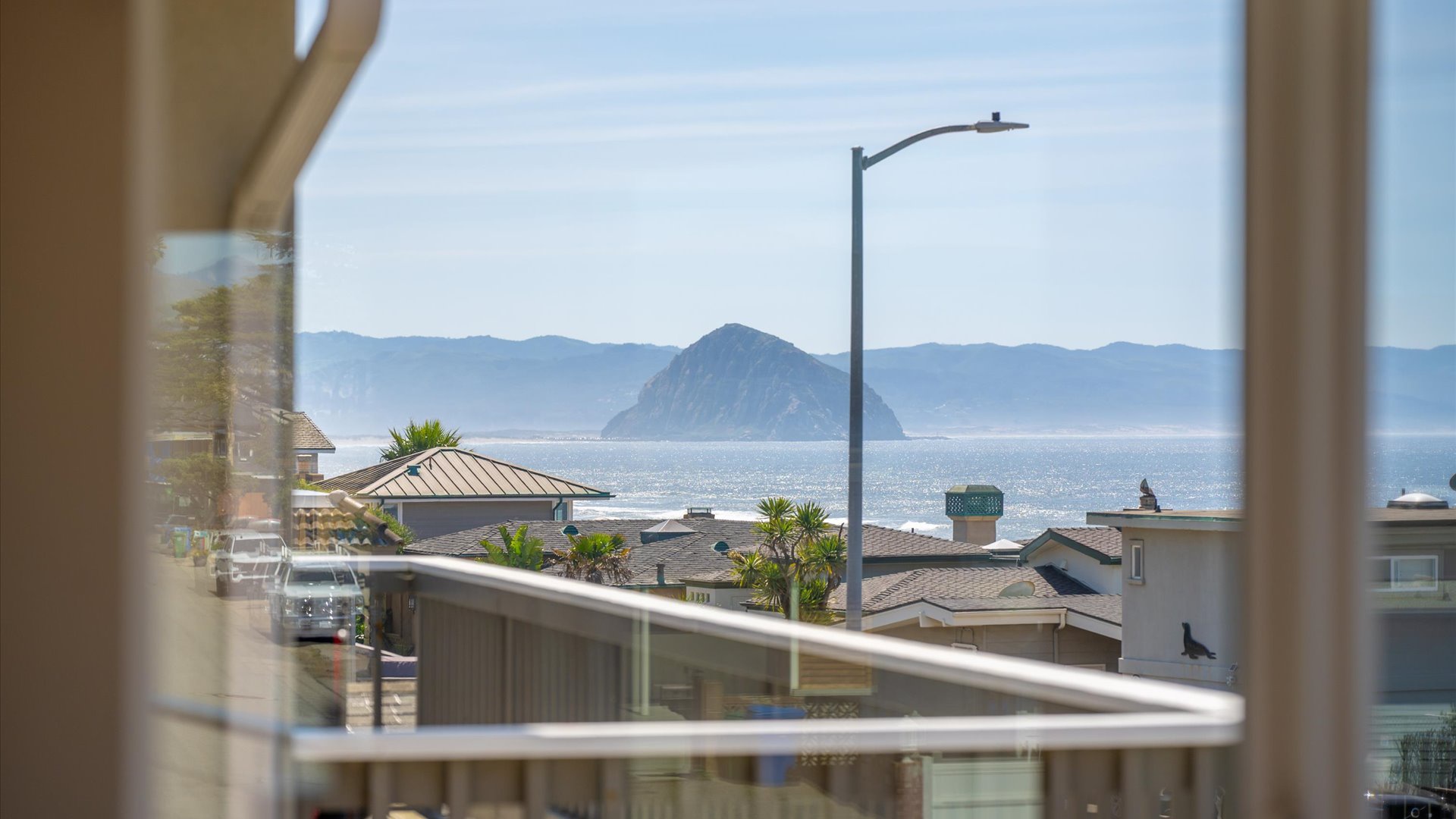 View from the living room south to iconic Morro Rock