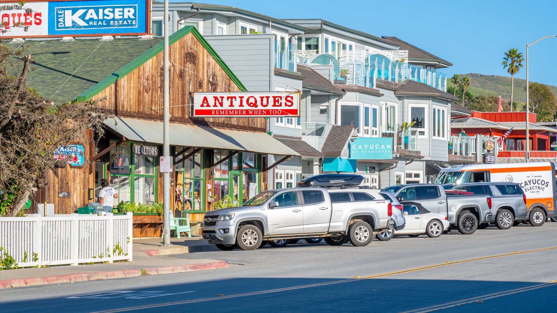 Explore downtown with local antique shops, local eateries, and cafes