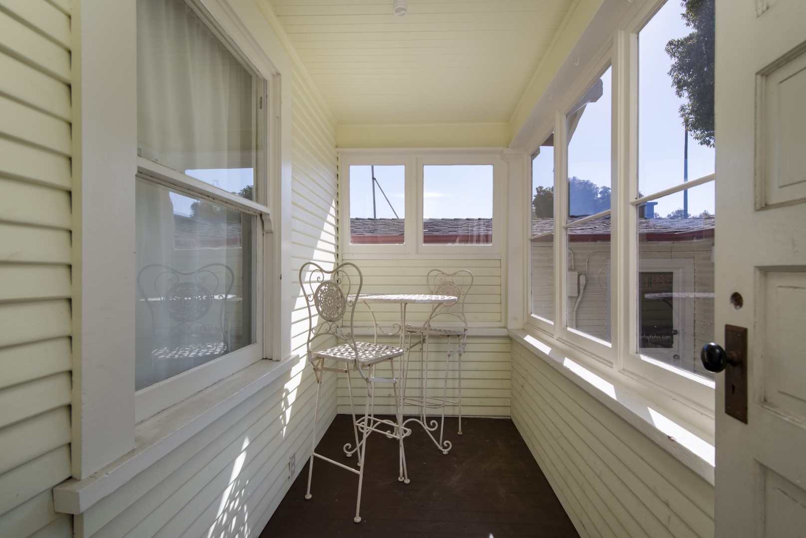 Sunroom on the main house, perfect place for a cup of coffee