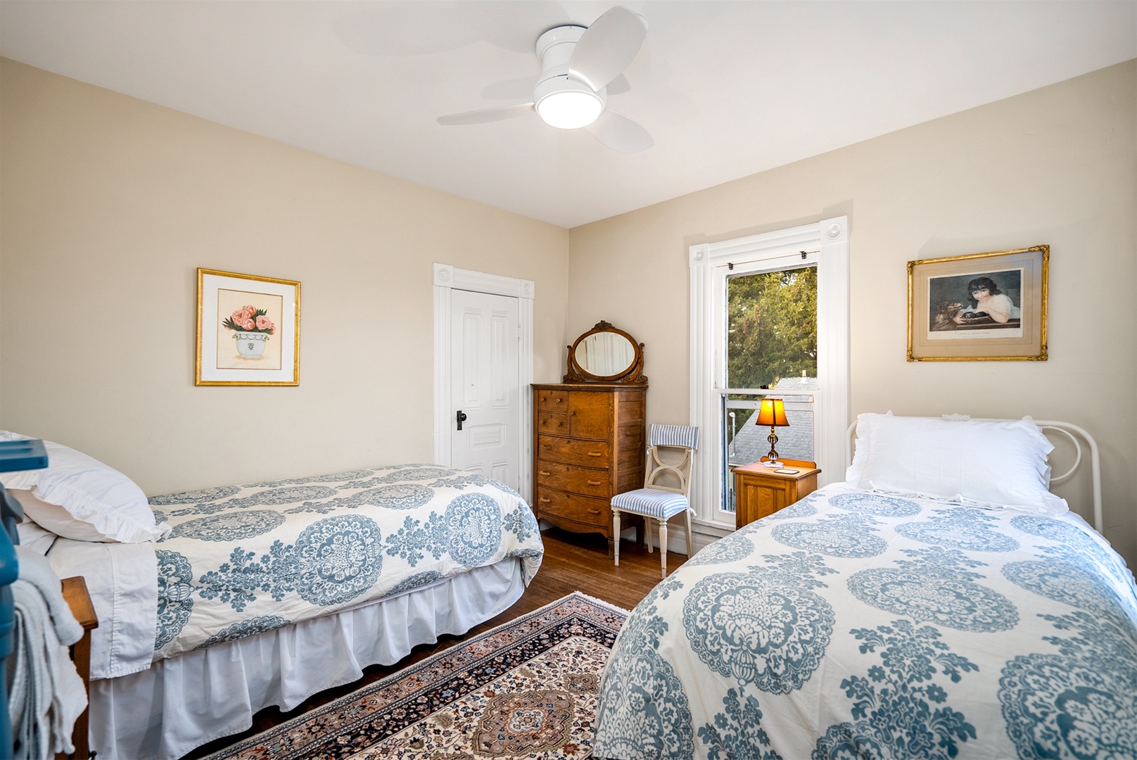 The fourth bedroom is upstairs with 2 twin beds.