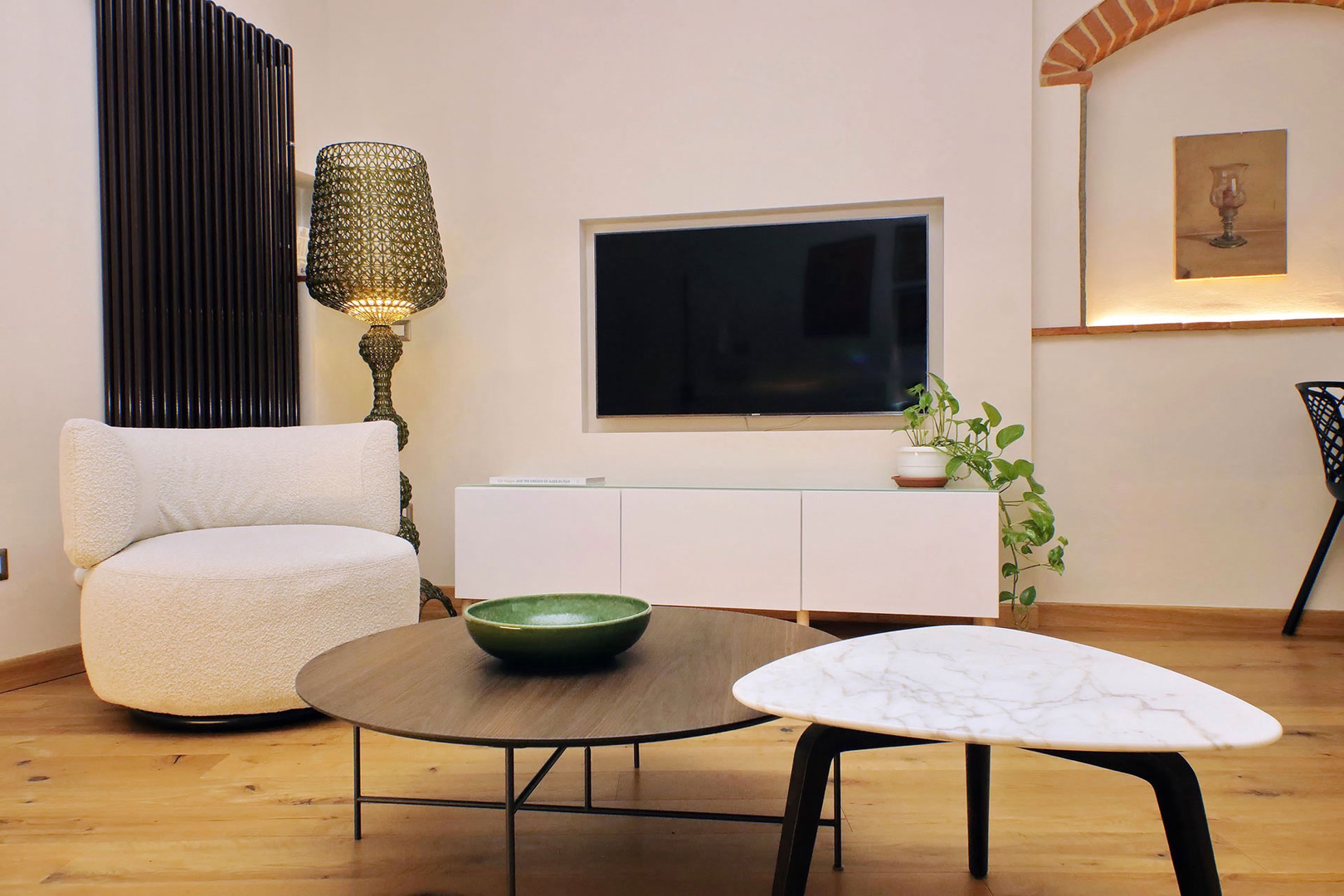 Smart TV in the living room.