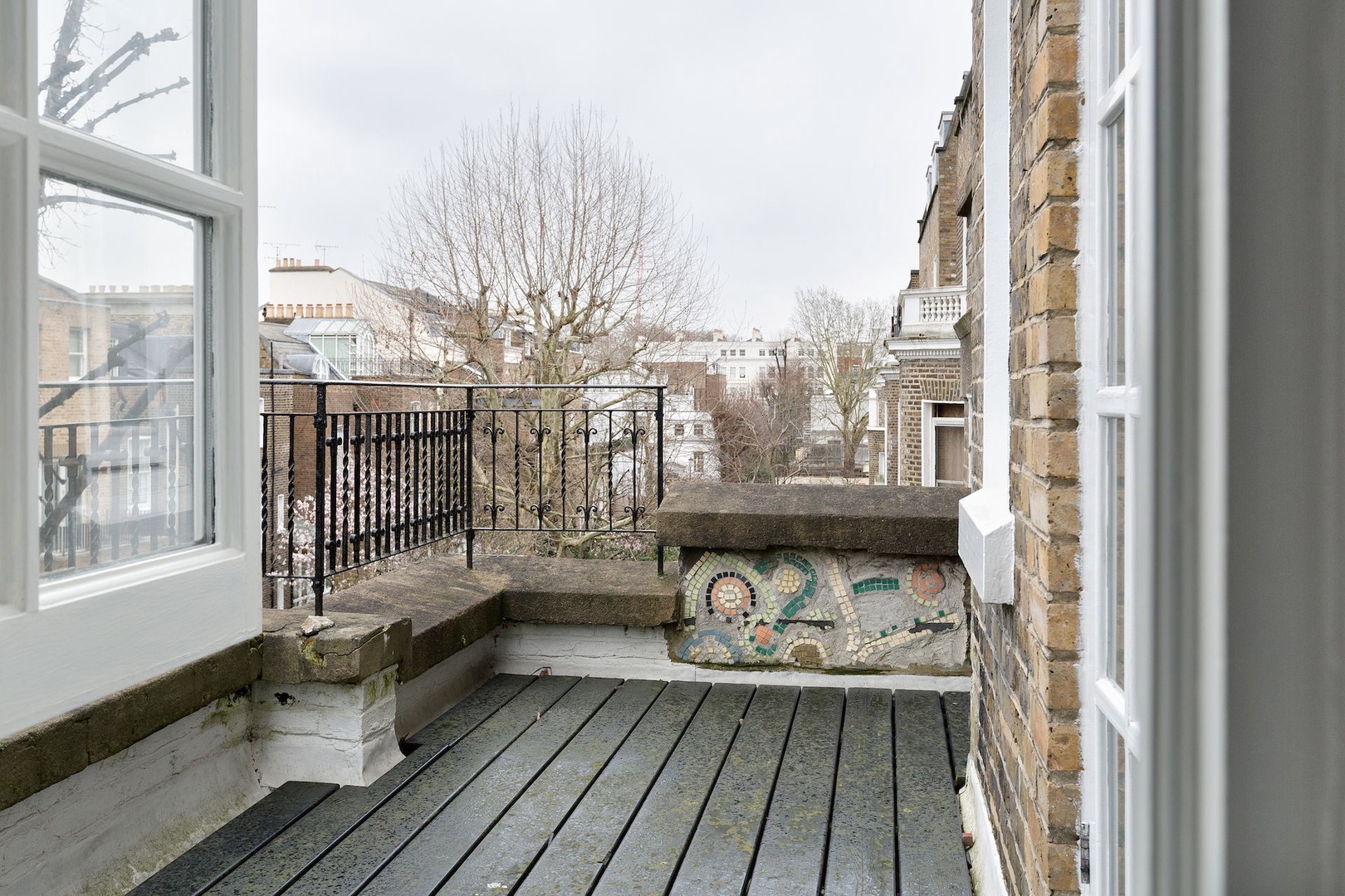 Balcony off of the third bedroom