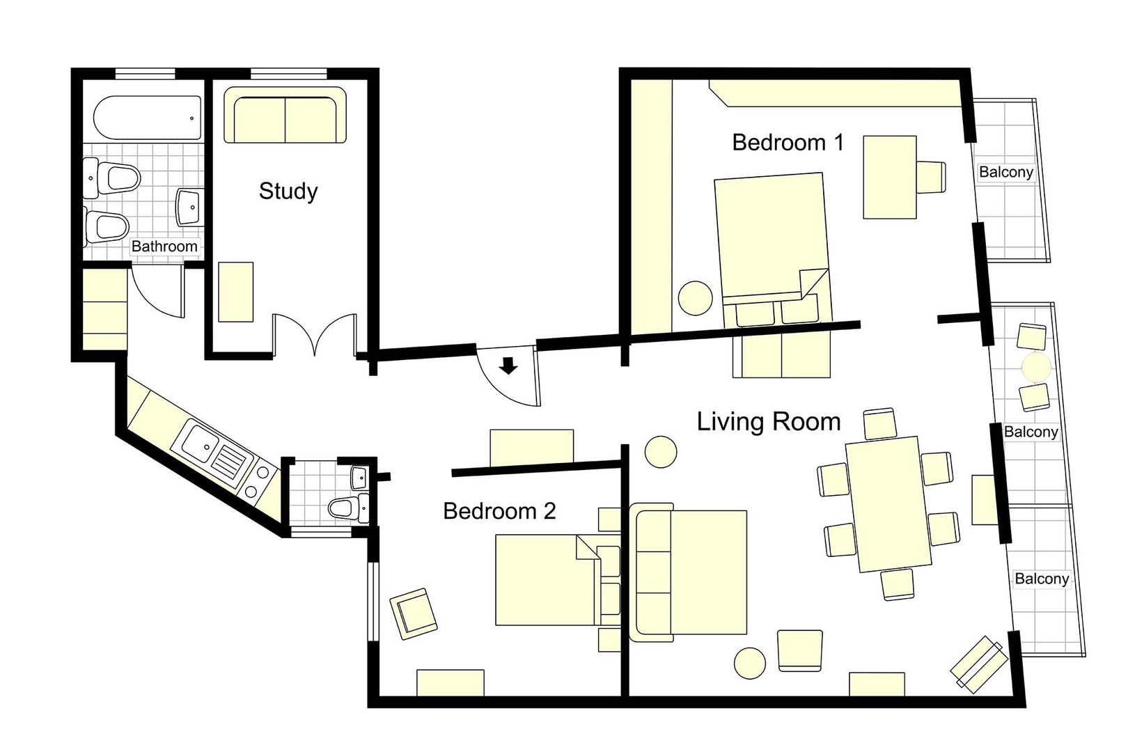 Ginevra floorplan