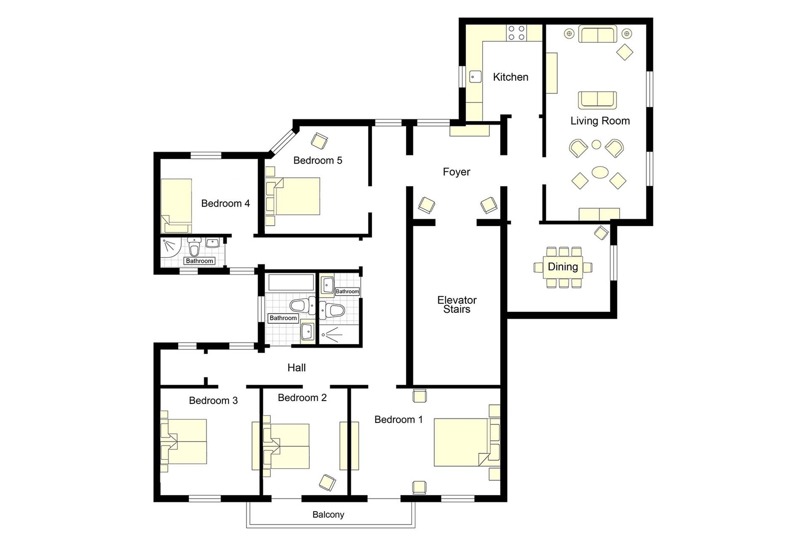 Elegante floorplan