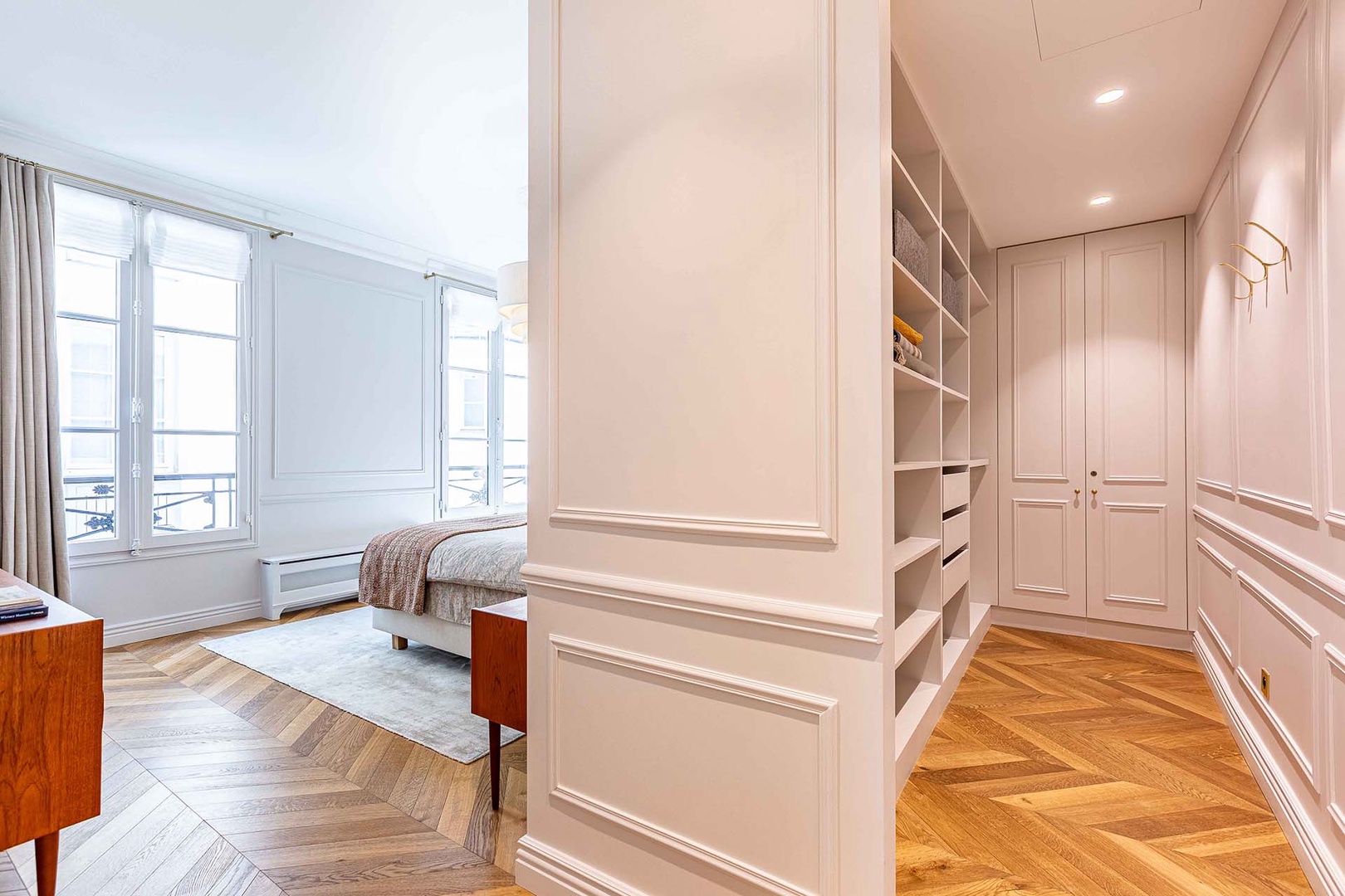 Large walk-in closet in bedroom 2.