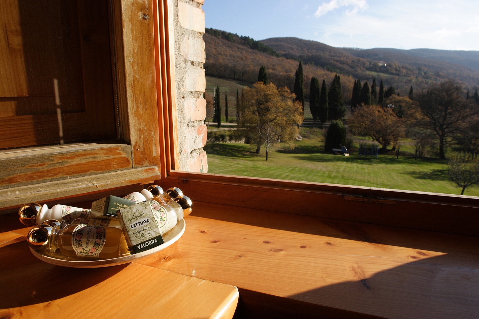 View from Bersagliere bathroom.