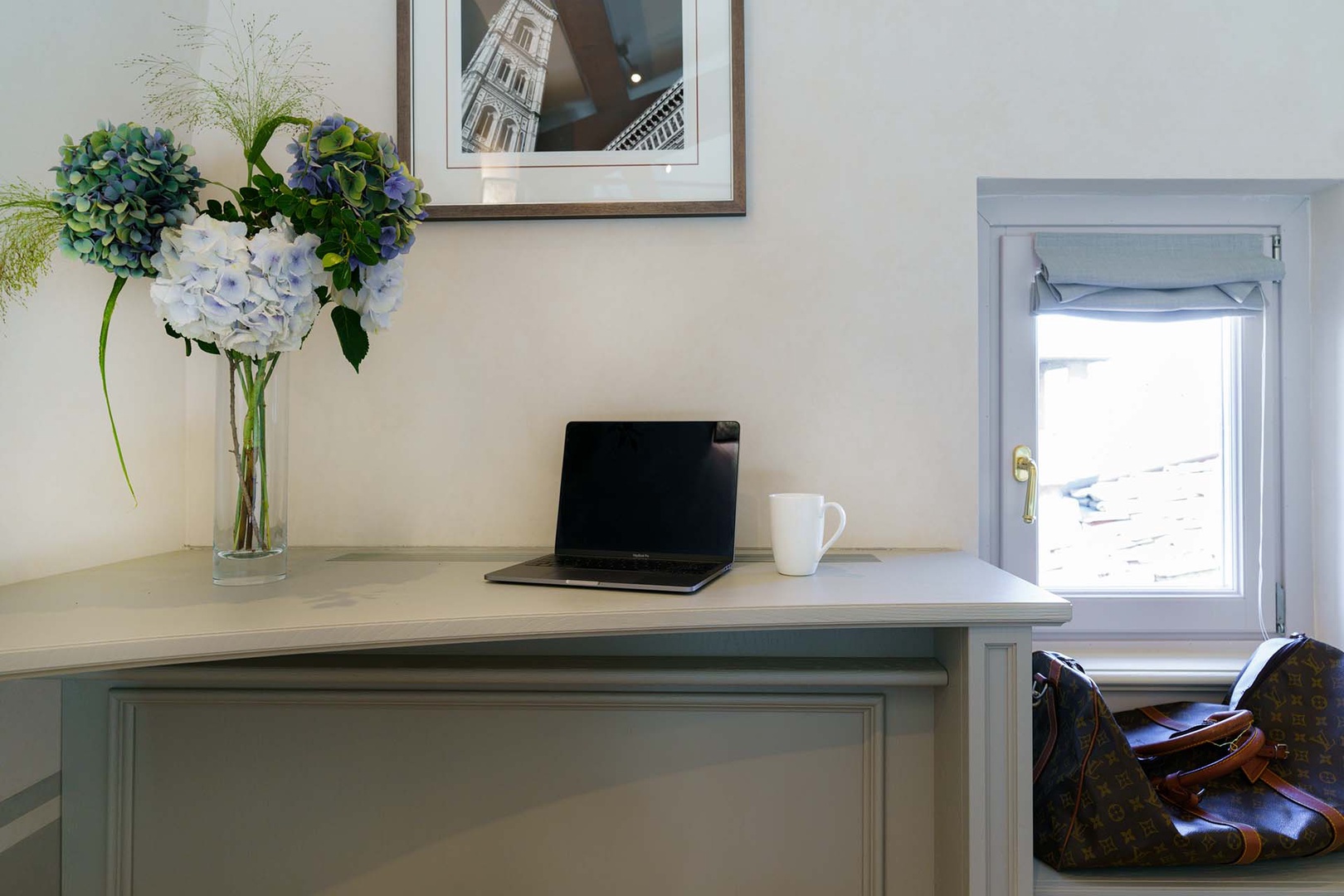 Dedcated workspace in bedroom 3.