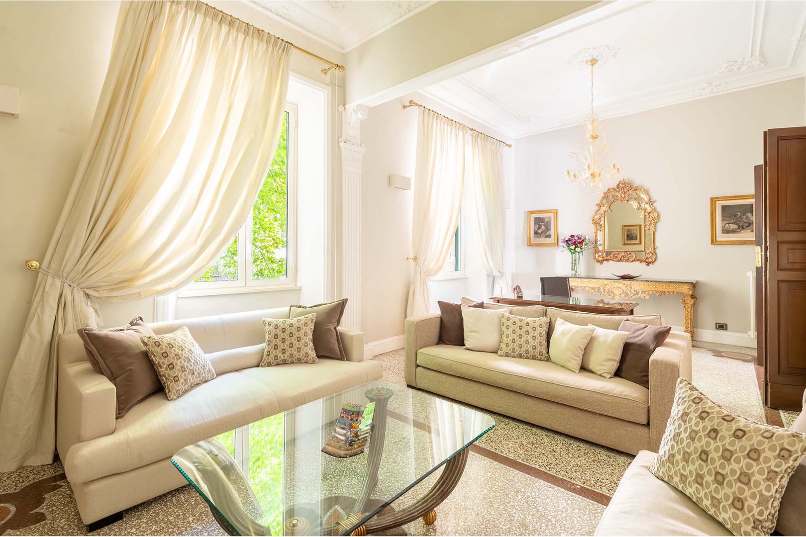 Welcome to Elegante with a beautifully appointed large living room and elegant furnishings.