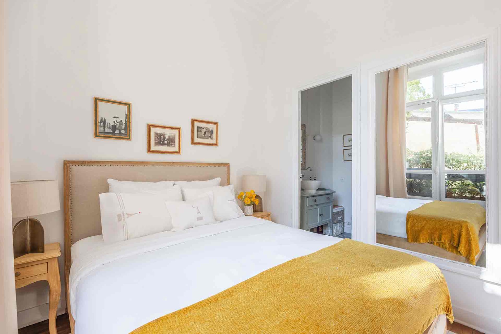 Serene bedroom 1 with en suite bathroom.
