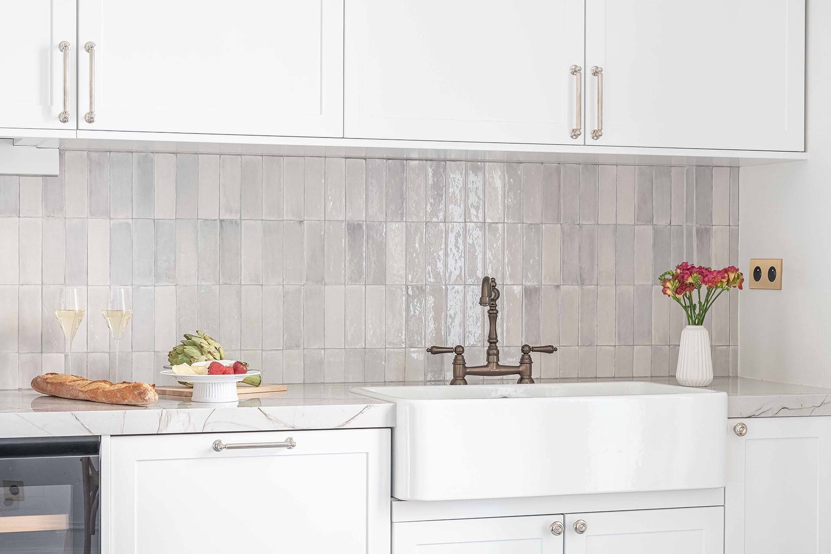 The kitchen was created with cooks in mind.