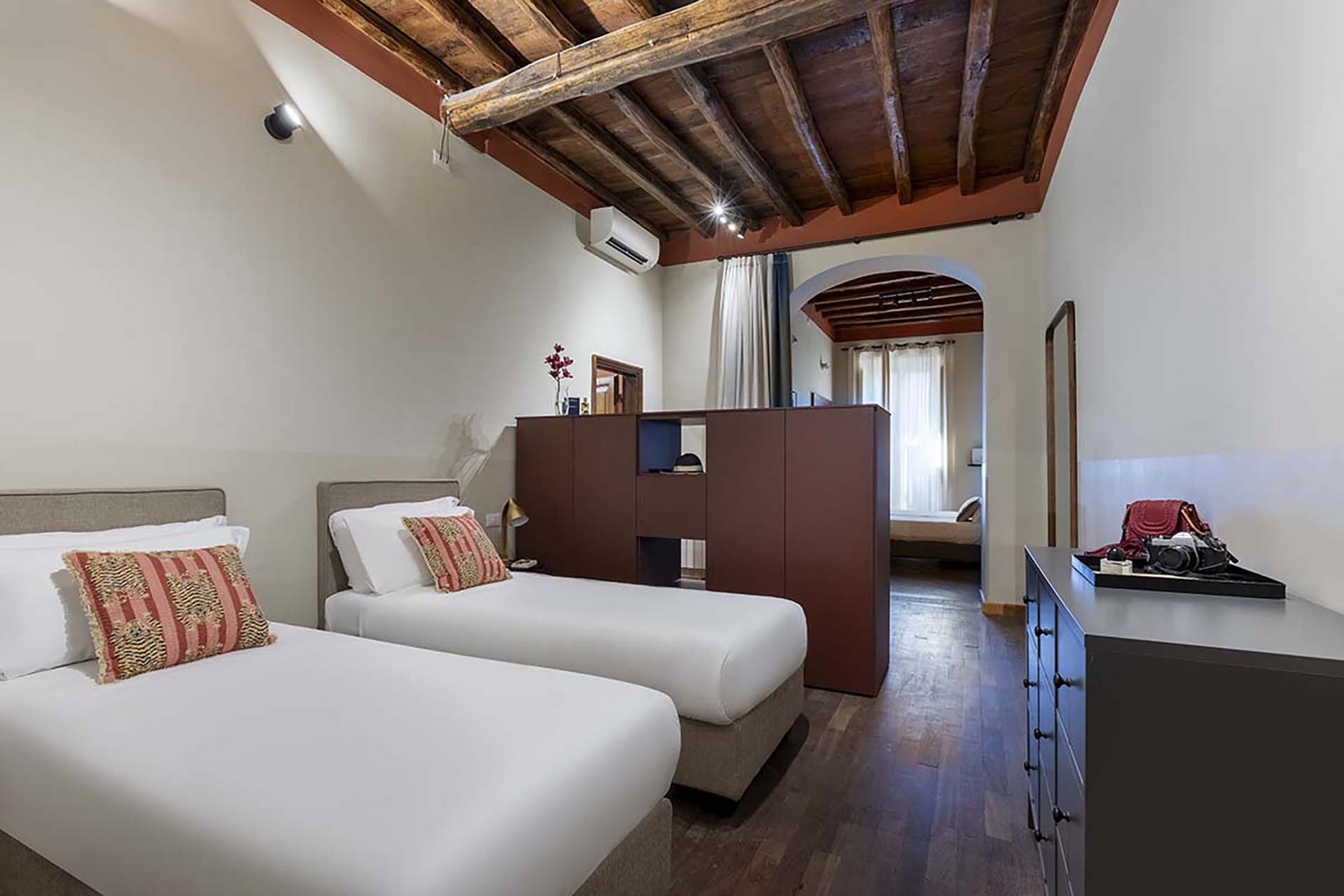 Bedroom 4 is spacious with an adjoining bedroom.