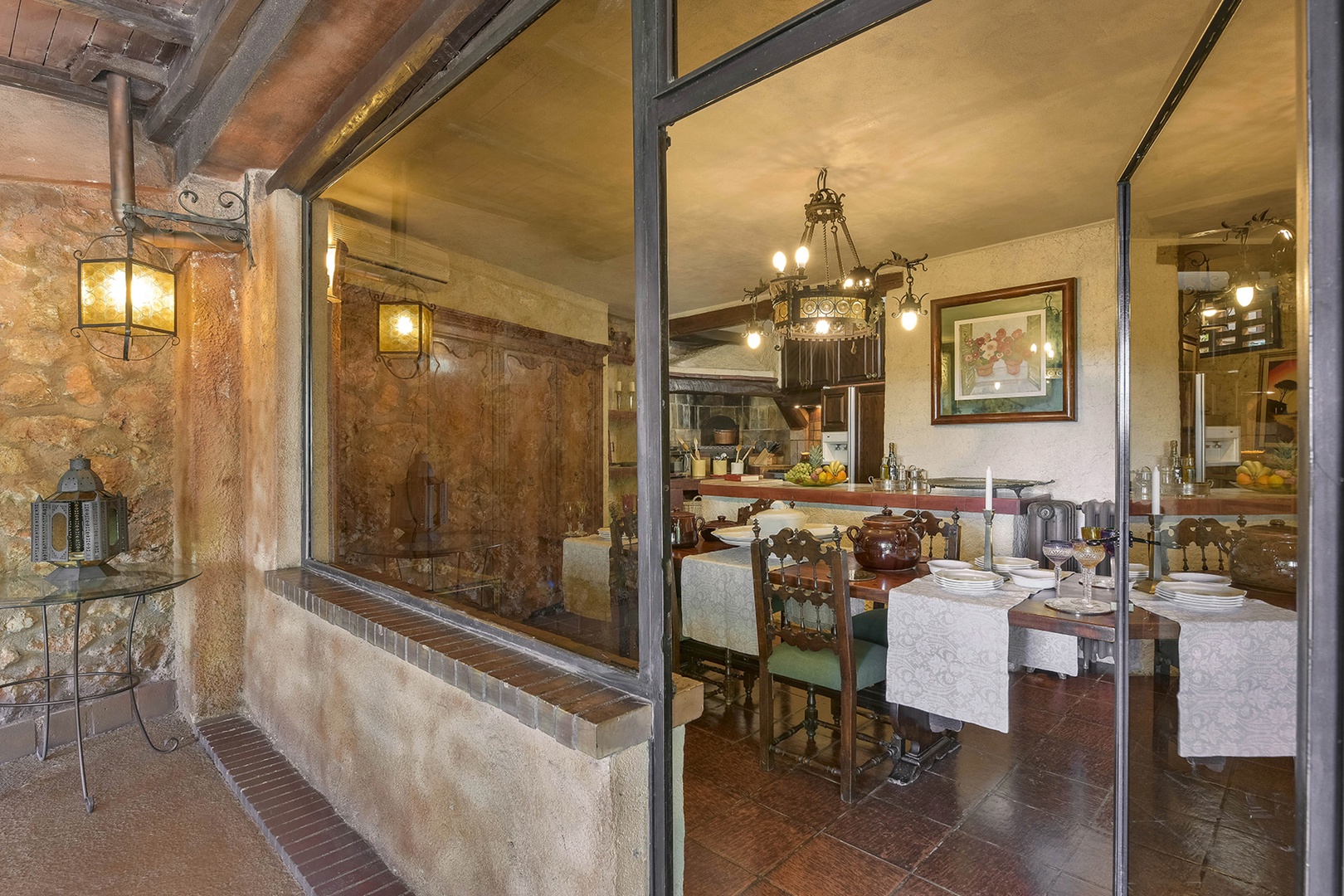 Large dining area