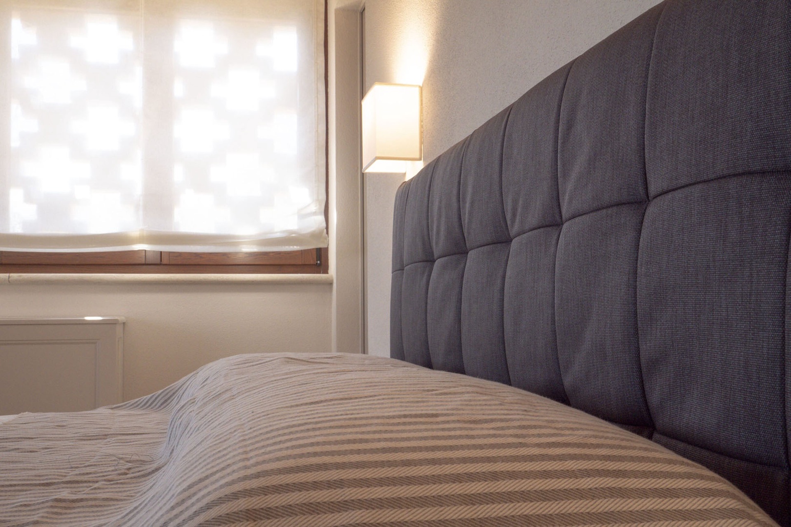 Lovely bedroom in the separate suite.